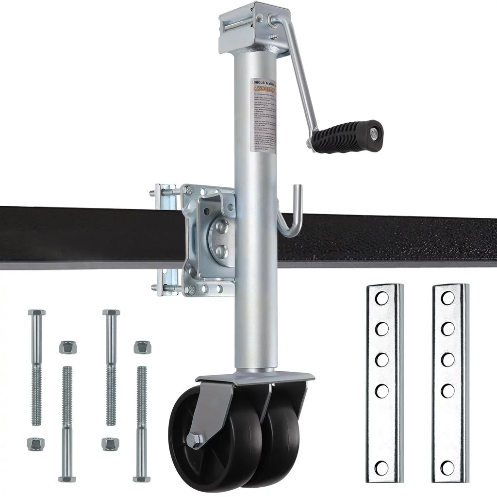 Swivel Boat 14" Heavy with Trailer Jack, lbs, Weize Dual Trailer Jack Wheels, Duty 2000 Lift