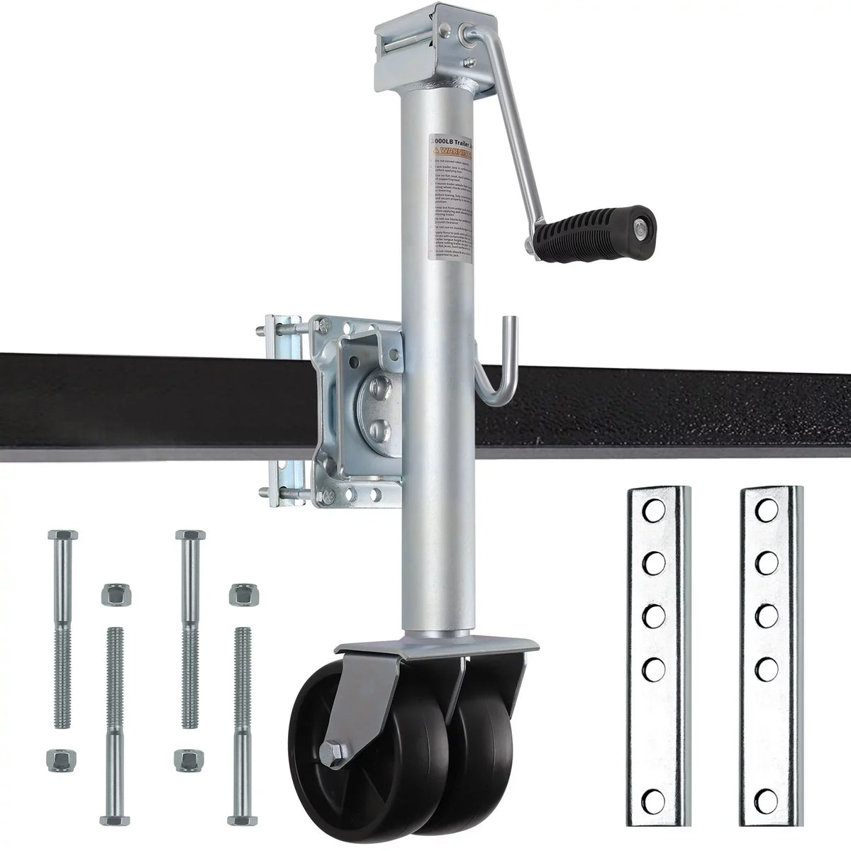Swivel Boat 14" Heavy with Trailer Jack, lbs, Weize Dual Trailer Jack Wheels, Duty 2000 Lift