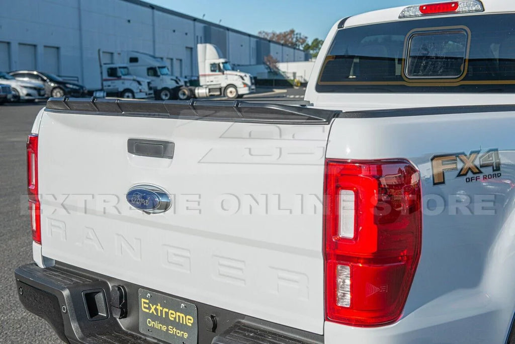 Ford BLACK 2019-Present Models Lid MATTE For Series Replacement - Ranger Rear Plastic Street Trunk Tailgate Wing ABS ALL Spoiler |