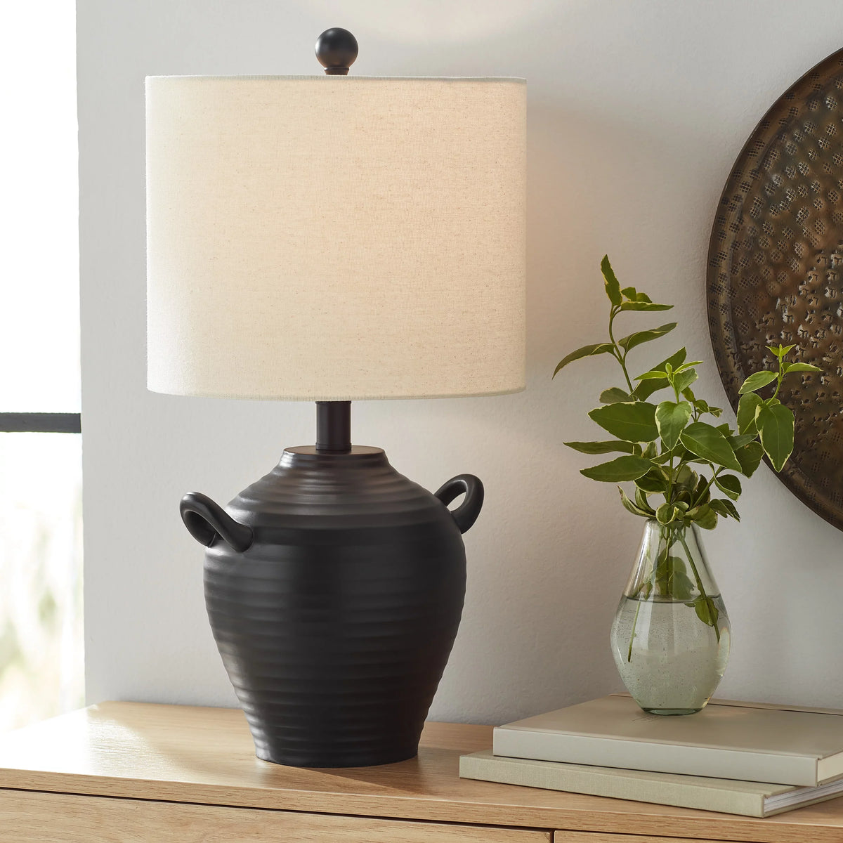 20" with & Shade Marrs Table Lamp Dave Jenny by Homes Black Gardens & Better