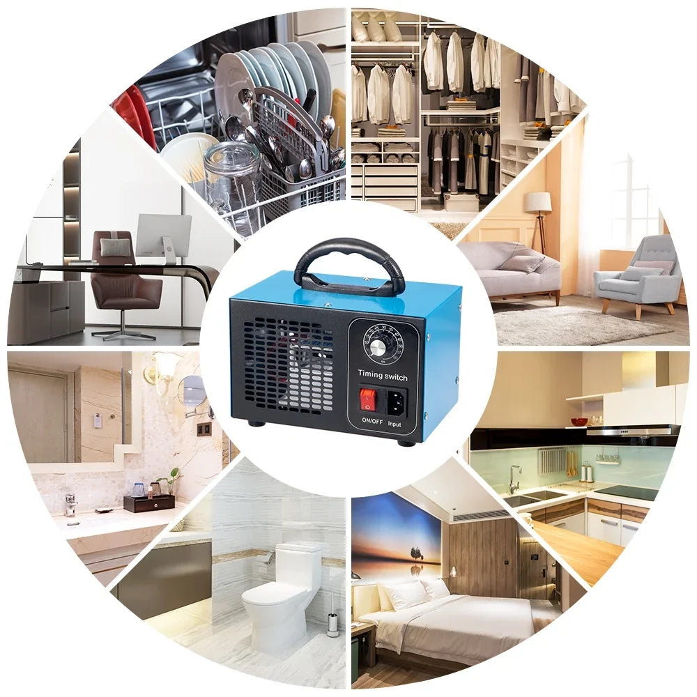 Ozone Pollutants Machine Glossy Dust - Finish & 41dB with Room Kydely Eliminate Steel Powerful Ozone Smoke,