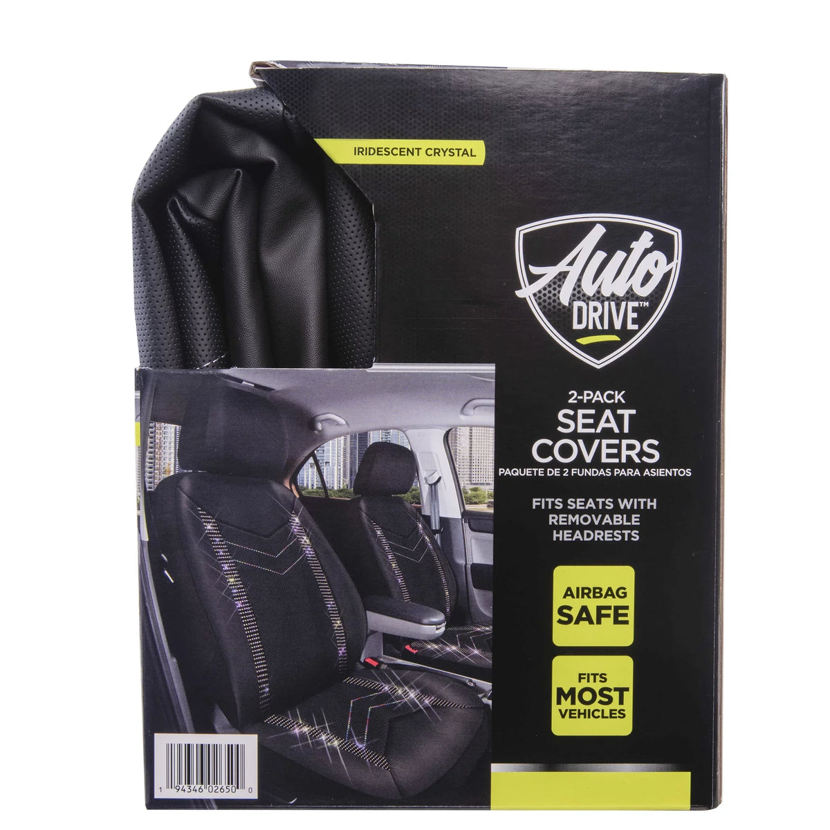 Crystal Fit 2, Seat of MPVs Auto SUVs, Rainbow Drive Fit Set Cover, Faux for Cars, Universal Leather Car