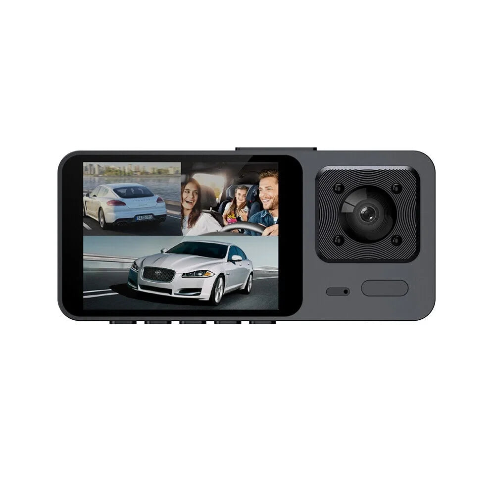 G-Sensor Lens Cam Recorder HD Front/Rear/Inside 1080P Dash Paddsun Dual Camera Video Car