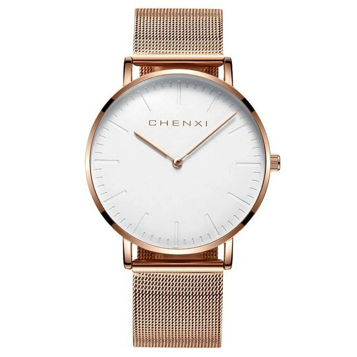 Watches Ladies Top Waterproof CHENXI Brand thin Quartz Fashion Lover Luxury Men Ultra Rose Watch gold Dress Woman Watch Elegant