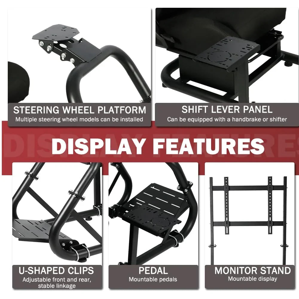 Logitech Sim Fanatec Supllueer with Racing G920 Seat TV G29 Fit Thrustmaster Stand & G923 Cockpit