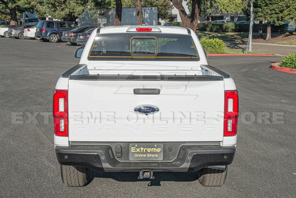 Ford BLACK 2019-Present Models Lid MATTE For Series Replacement - Ranger Rear Plastic Street Trunk Tailgate Wing ABS ALL Spoiler |