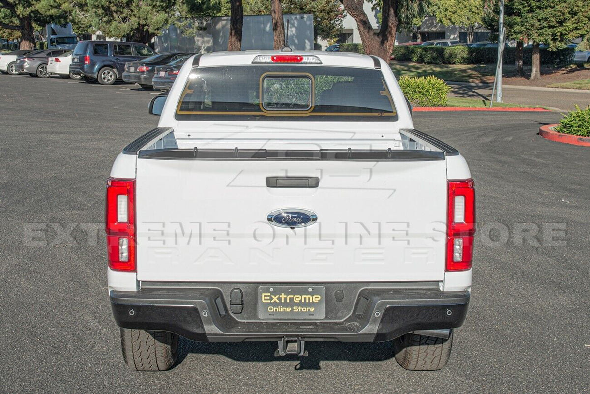 Ford BLACK 2019-Present Models Lid MATTE For Series Replacement - Ranger Rear Plastic Street Trunk Tailgate Wing ABS ALL Spoiler |