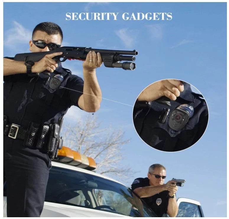 Security Life, Video,Night Body Battery Home Law Memory Police Vision, cam Video 32GB Mini Night Enforcement, with Vision, Card, 4-6HR Wearable Built-in Recorder, Camera HD1080P,Record Body Guard,