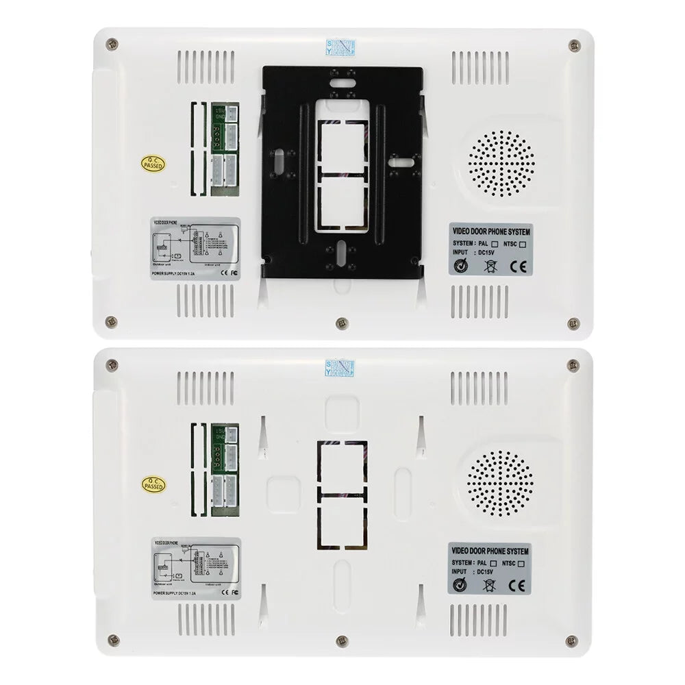Outdoor Wired Video with Doorbell View and Door Home Night for Infrared OWSOO support Rainproof 7” Unlock System Monitor Visual Indoor Phone