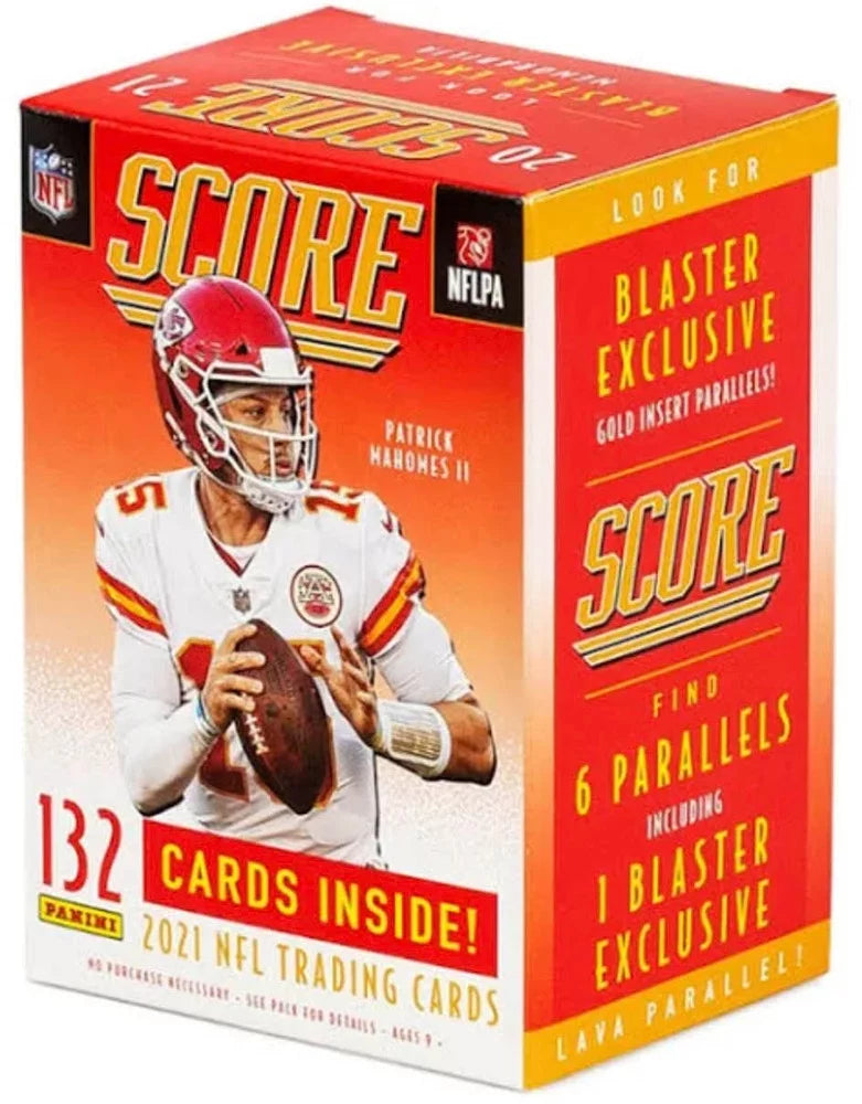 Panini Trading Blaster 1 Exclusive Box- Lava NFL Cards Parallel Football 2021 Numbered Score