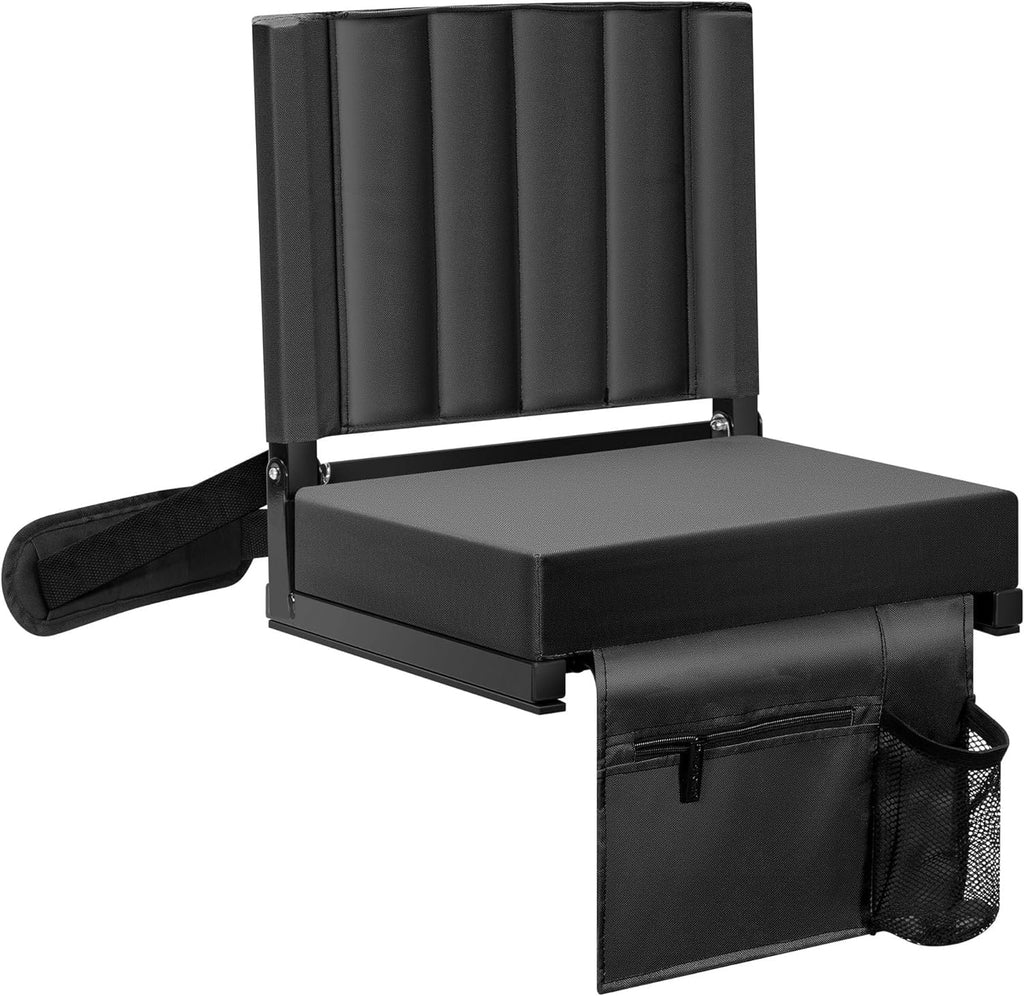 Shoulder Back for Portable Chair Seat Bleachers with Support, Holder Strap with Bleacher Folding Stadium SPECSTAR and Cup