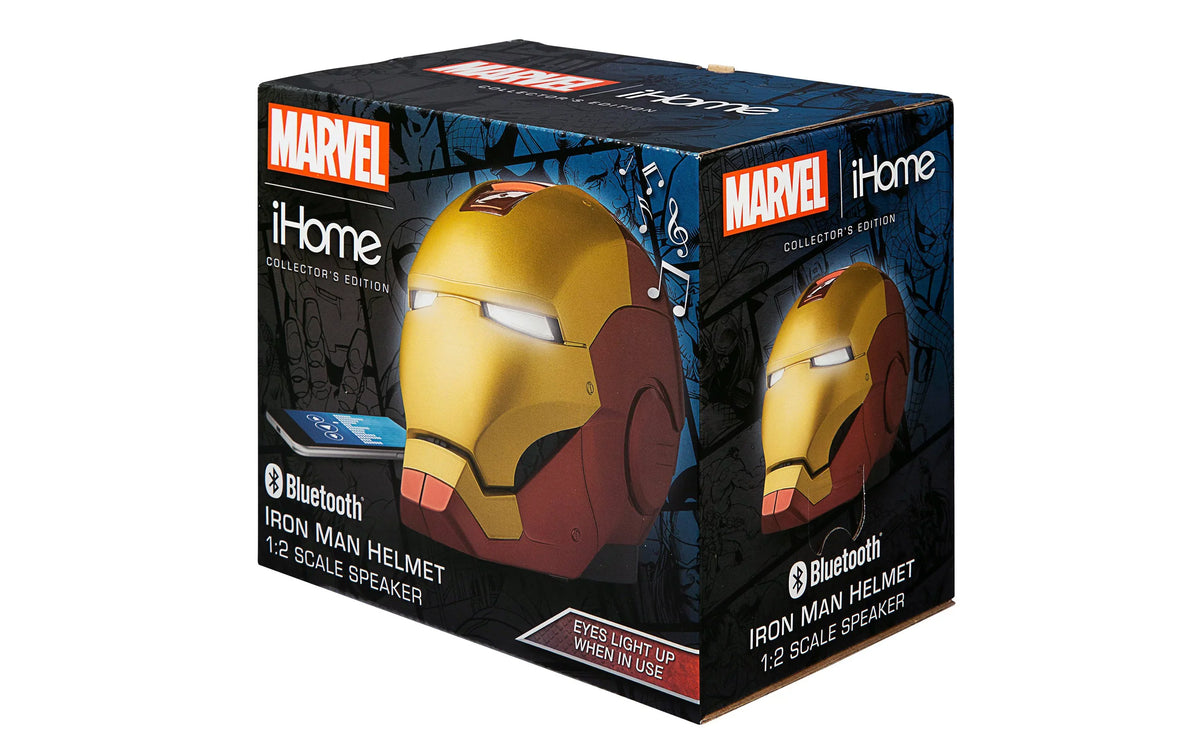 Speaker Iron Captain America Helmet Man War Bluetooth Civil