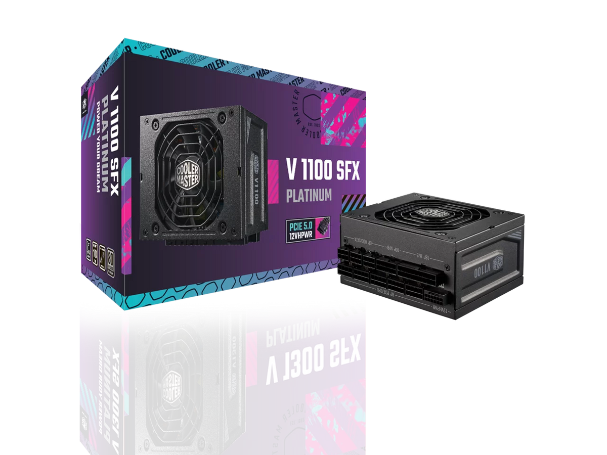 (MPZ-B001-SFAP-BUS) Form SFX Modular, SFX, Fully Bracket SFX Efficiency, 1100W 80+ Platinum Master Fully ATX V1100 Cooler Included, Platinum ATX3.0, Factor