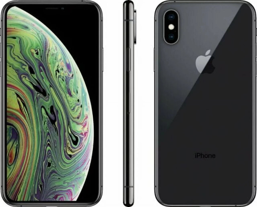 A) (Refurbished) Apple Wireless XS (Fully Earbuds Max Restored 64GB (Grade Gray w/ A1921 Unlocked) Space iPhone
