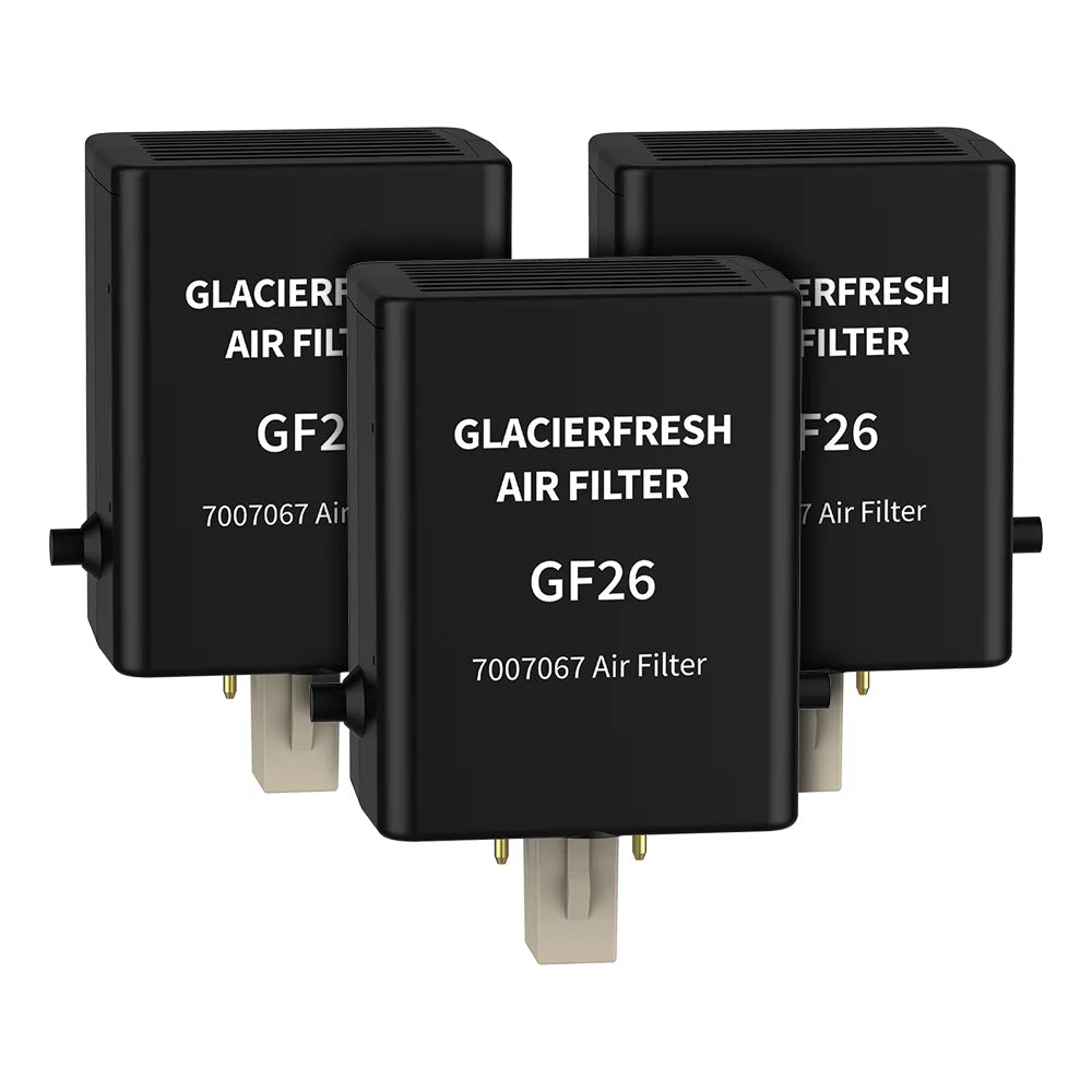 Air 3 for Pack GLACIER Replacement Refrigerator Filter, FRESH Air 7007076 Filter