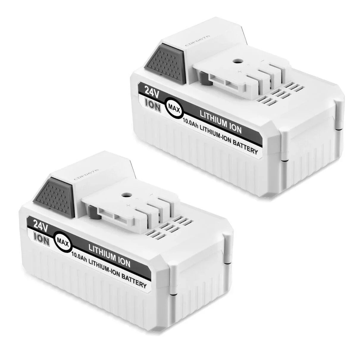 2Packs Joe Joe iON+ 24VBAT-LTE Blower Li-ion for Battery 24VBAT-LT 24V 10000mAh Battery All 24VBAT-LTW 24V Sun Snow Compatible with 24VBAT iON+ System for Joe and 24V-X2-SB18 Snow 24VBAT-LTX Cordless