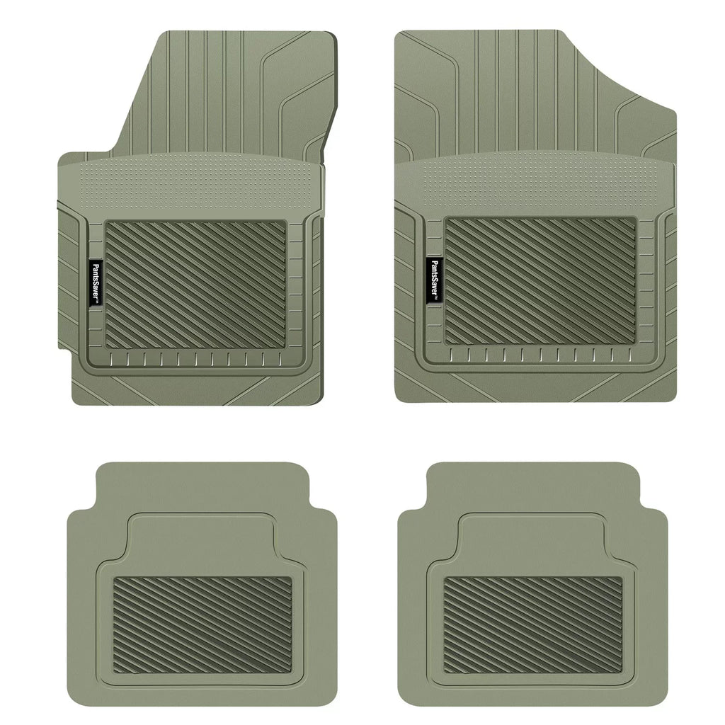 Resistant Duty vehicles, Weather Custom Heavy Weather Car Protection Mats pc, 4 Caravan Fit Grand Floor 2018, PantsSaver for for Dodge Plastic,Gray All
