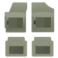 Resistant Duty vehicles, Weather Custom Heavy Weather Car Protection Mats pc, 4 Caravan Fit Grand Floor 2018, PantsSaver for for Dodge Plastic,Gray All
