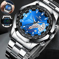 Luxury Men's Analog Quartz Wristwatch Stainless Waterproof Watch Classic Steel