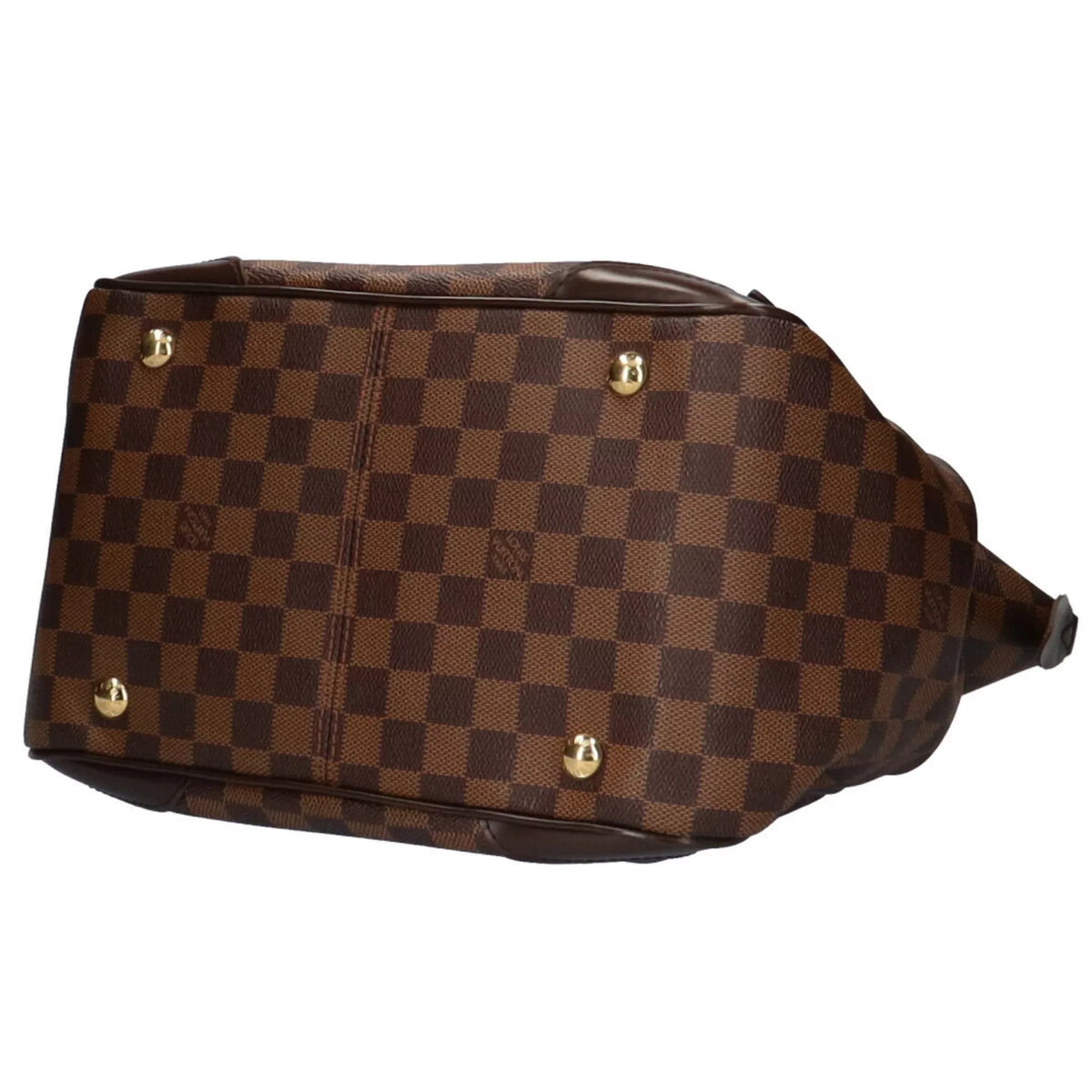 Used LOUIS Canvas Louis Brown VUITTON MM Vuitton Bag Authenticated Damier Verona Shoulder Women's