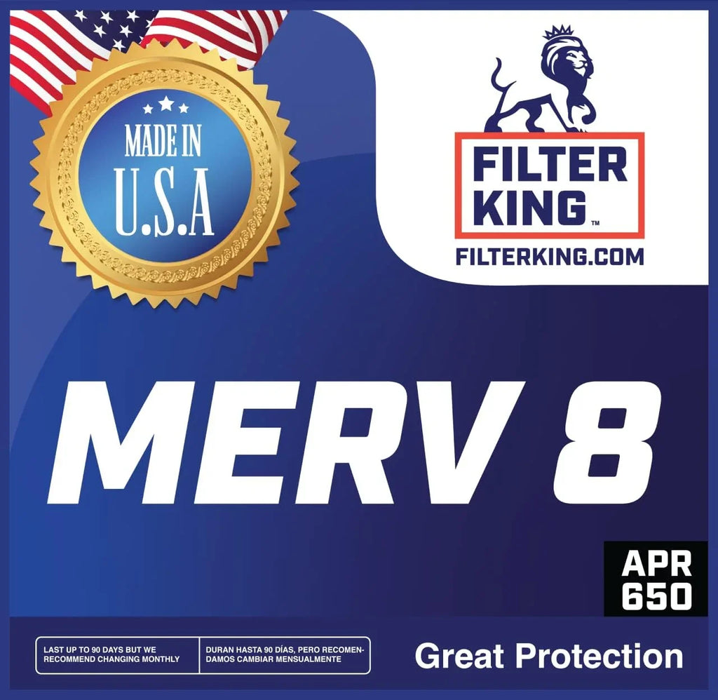 33.5 A/C 4-PACK Filter 9.5 Actual .75" | IN Filter Furnace 8 Pleated x x King MERV 9.5x33.5x1a Size: | USA | Air Filters HVAC | MADE