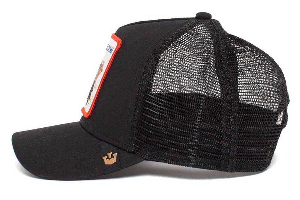 Freedom Eagle Trucker Goorin Cap, Black Bros. The