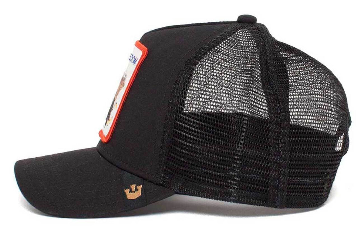 Freedom Eagle Trucker Goorin Cap, Black Bros. The