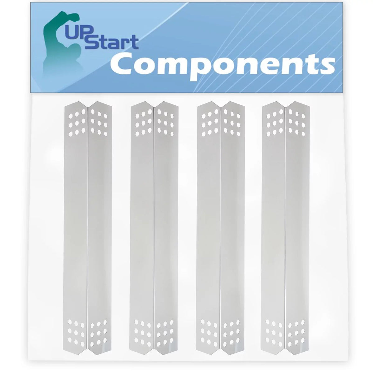 Nex Grill Bar, Bar, Barbeque Tent Flame BBQ Plate Vaporizer 4-Pack Compatible Guard, Steel 720-0336B Flavorizer Parts Replacement Deflector, 16 for - Cover Stainless 1/8" Heat Burner Tamer, Shield