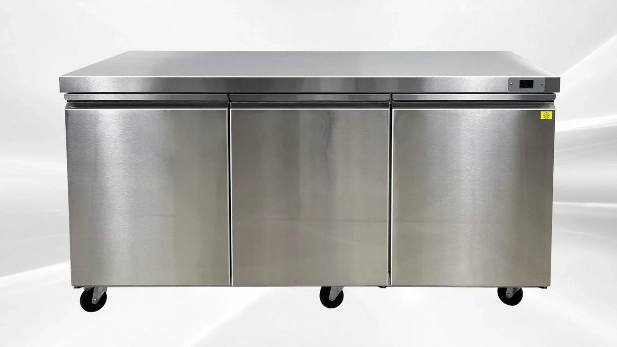 Undercounter 72 Freezer Three Door cu. Commercial in. ft. 16.6