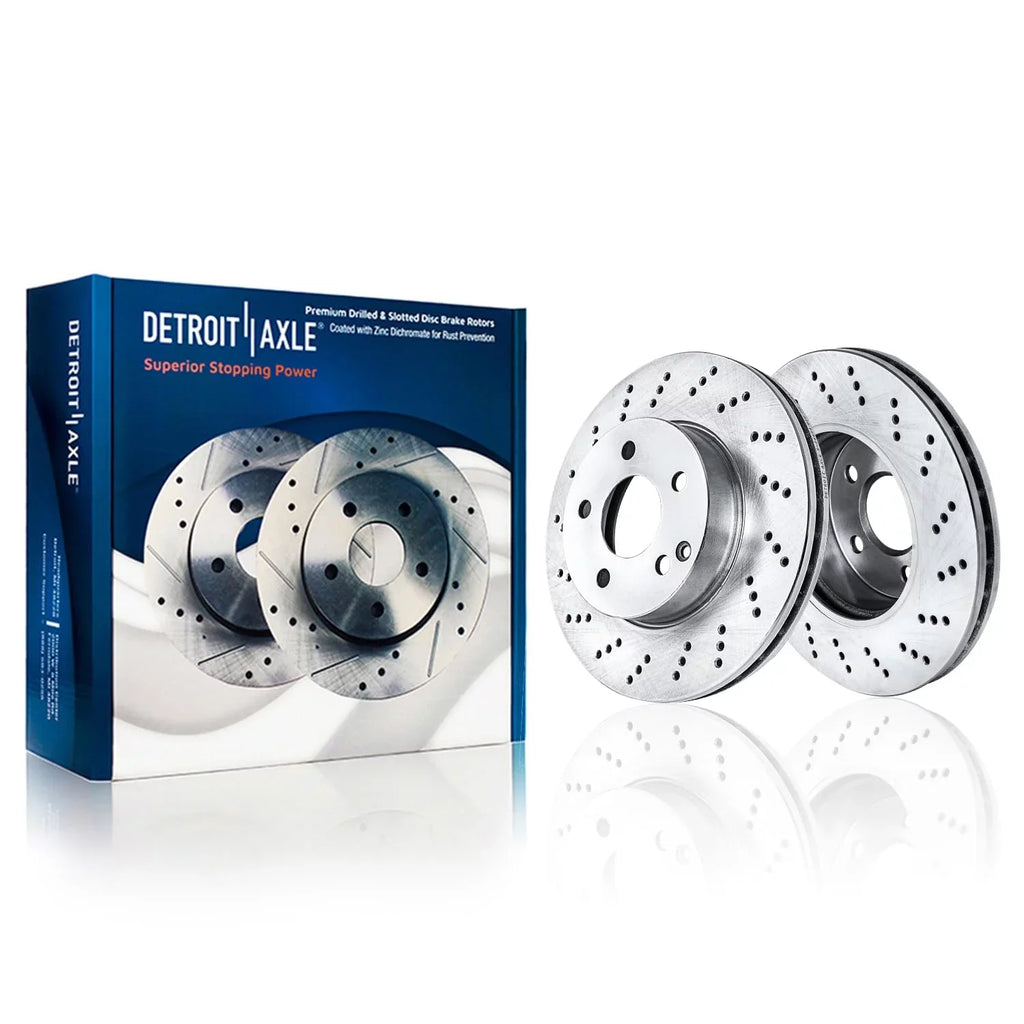 select: Brake - Mercedes-Benz Pads Ceramic MERCEDES-BENZ C Front Replacement Axle Brakes Fits Rear C250 C230 4MATIC 2008-2009,2012 and C300 Kit Rotors Detroit 300 Brake for &