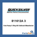 811612A Mercury Quicksilver 3 Mercruiser Outboard- Trim Mercury Kit O-Ring Pump 3 811612A -