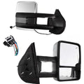 Tow Lamp+Backup Smoke Sierra Power Silverado 07-13 Mirror CHEVROLET Base Fits CHEVROLET 2007-2013 TAHOE SILVERADO, select: For Turn Heated 2007-2014