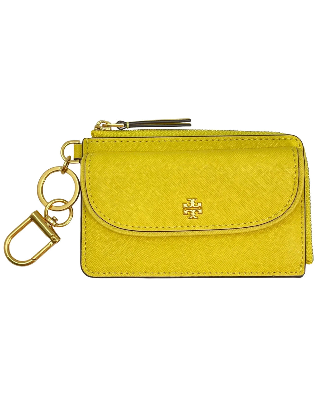 Burch Emerson (Yarrow) Zip Leather Tory Saffiano Case Card