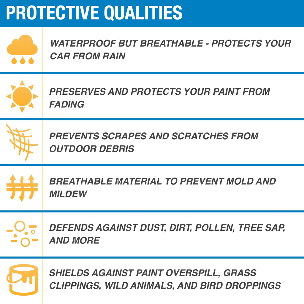 and Fits Rain select: Sizes Industries FORESTER SUBARU Cars, 2018 Multiple Hatchback for Budge Protection ,2020-2023 Car Barrier Rain Cover, UV