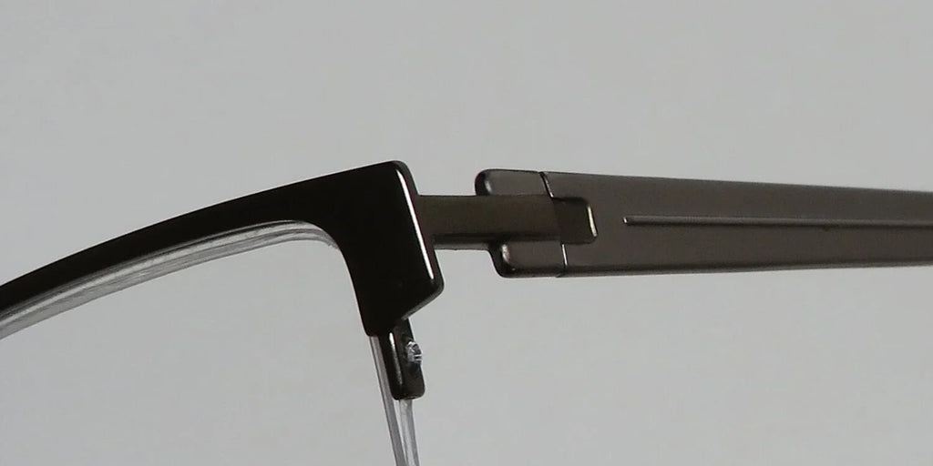 HALF-RIMLESS FRAME/GLASSES NOSE 2:53 EYEGLASS DESIGNER PADS ADJUSTABLE PM TIMEX