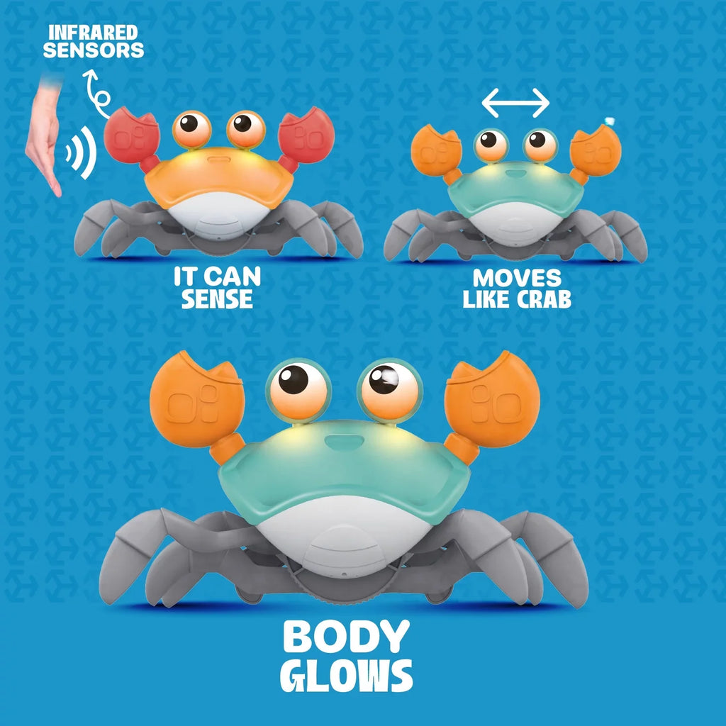 Time, Bambina Months - And Kids Gift Years For And Kids Crawl Multicolor Crawling Development Cognitive Favorite Little Tummy Learning Toddlers 6-12 Entertaining Crab 0-6