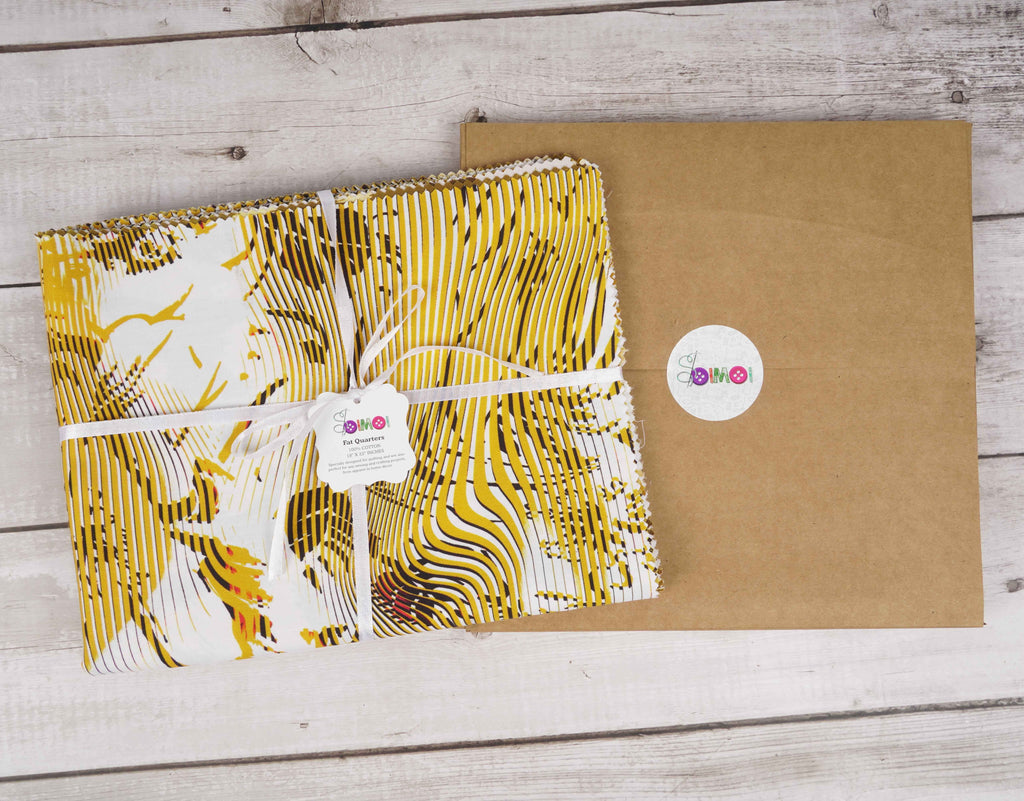 (Yellow) Pc Soimoi 22"DIY CottonPre-Cut Fat -Animal SkinPrint Quarter Bundle 18"x Quilting Patchwork-100% Fabric 8