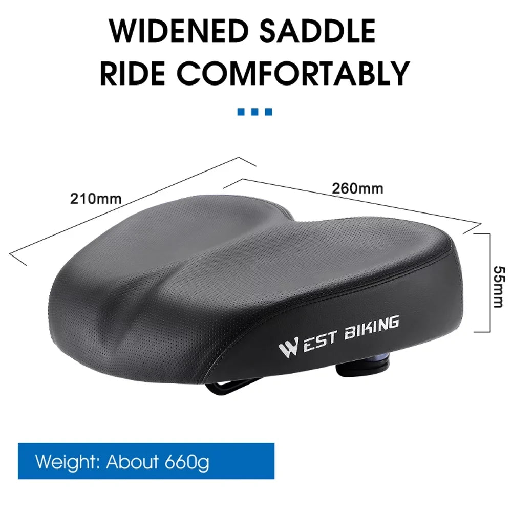 Road Riding Distance Replacement Shockproof Cushion Design for Widen Thicken Ergonomic Aibecy Bike Comfortable Saddle Long