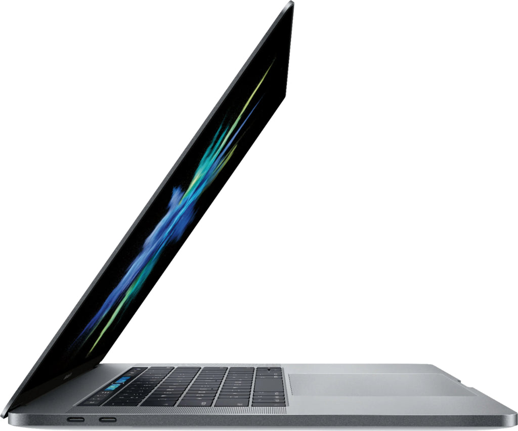 MacBook with (Fair) Pro 256GB 2.8 Core 2017 i7, RAM, GHz Intel Pre-Owned Gray 16GB Space MPTR2LL/A, MacOS, Bar 15.4-inch SSD, Apple Touch