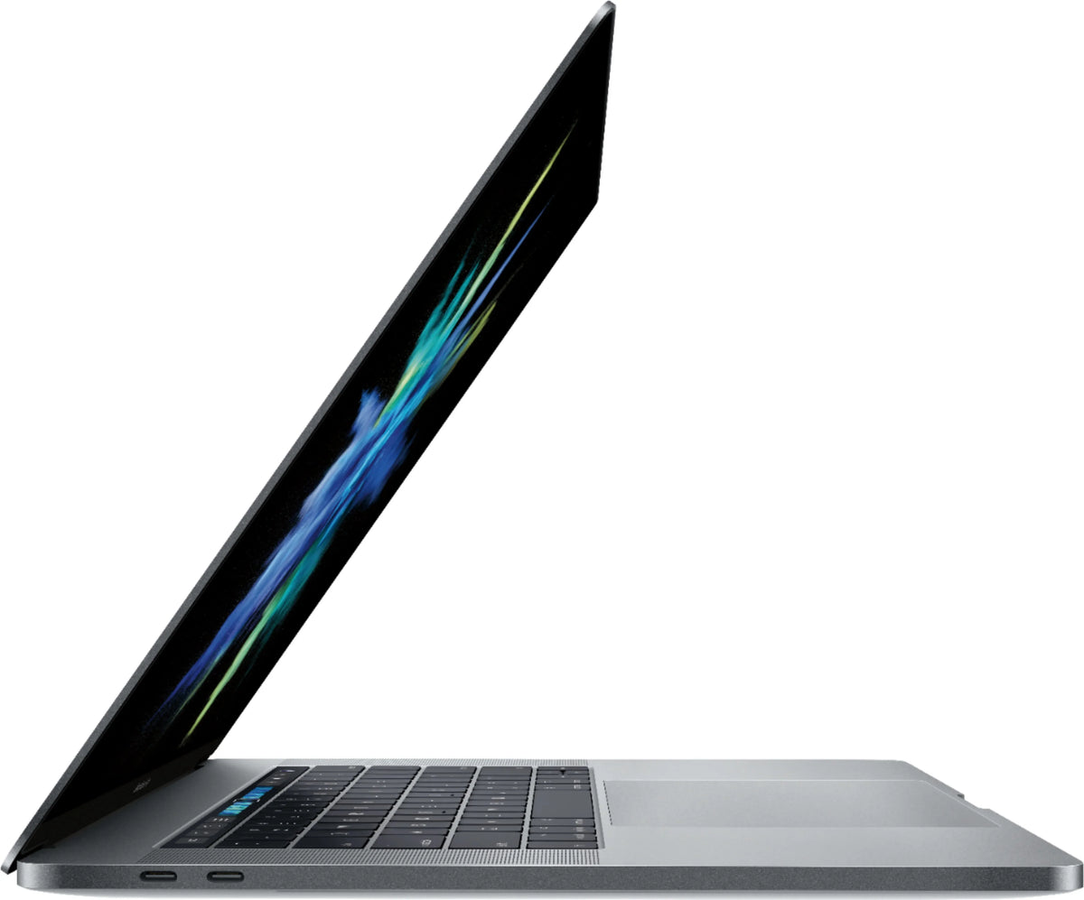MacBook with (Fair) Pro 256GB 2.8 Core 2017 i7, RAM, GHz Intel Pre-Owned Gray 16GB Space MPTR2LL/A, MacOS, Bar 15.4-inch SSD, Apple Touch