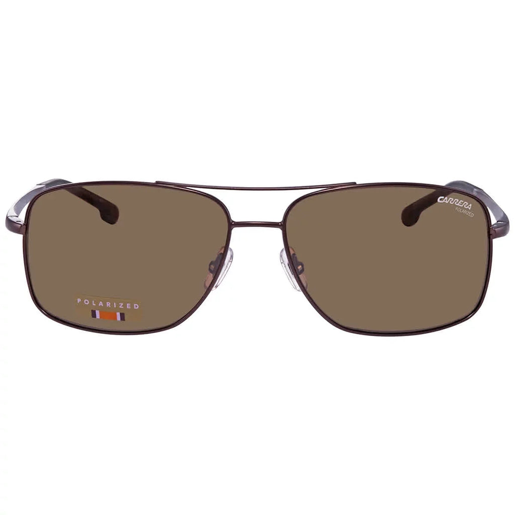 Rectangular Polarized Men's Bronze CARRERA 009Q/SP Sunglasses 60 8040/S Carrera
