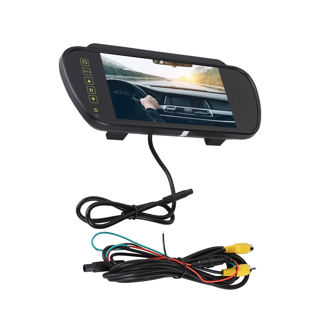 7inch Camera Rearview Dimming Monitor View Auto Mirror Rear Bracket Rearview LCD Car Lsaardth Car With Mirror-