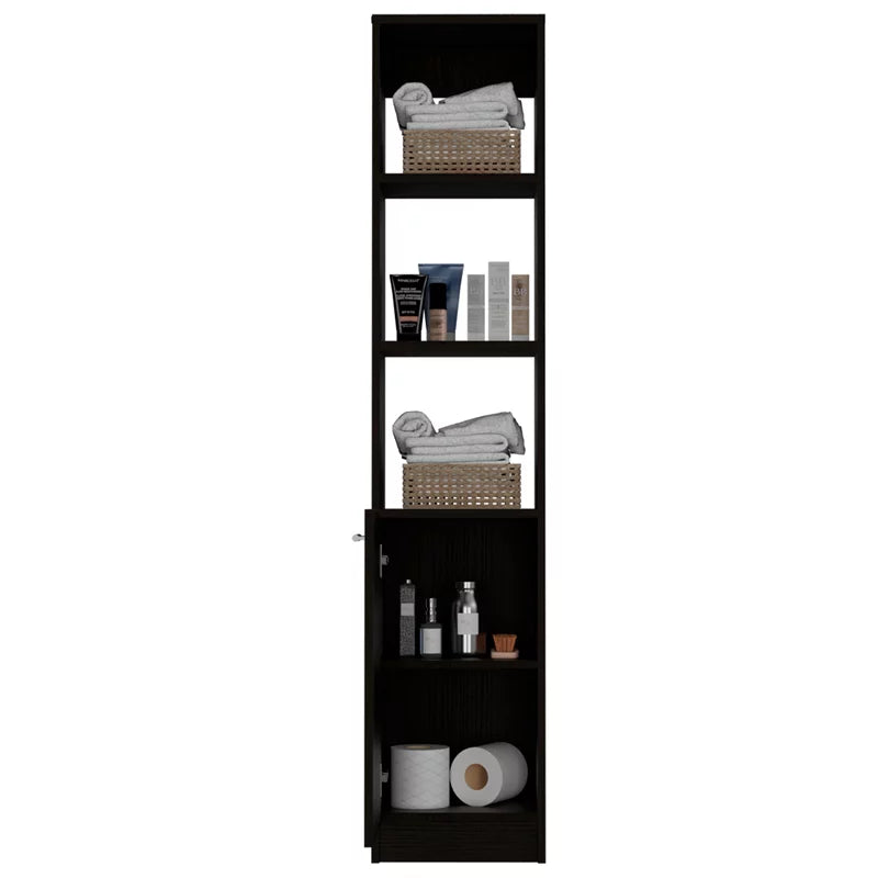 Square 2-Piece Cabinet Medicine & 63" One Set Linen Cabinet with Door Home