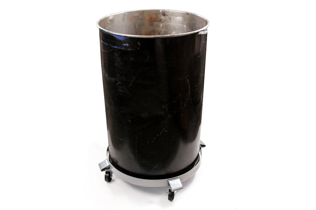 Hand 1000 2 Tipping Gallon Capacity Pound Casters Non Wheel Steel Drum Heavy Red Duty Swivel - Dollies Auto Truck Hound 55 Frame Dolly