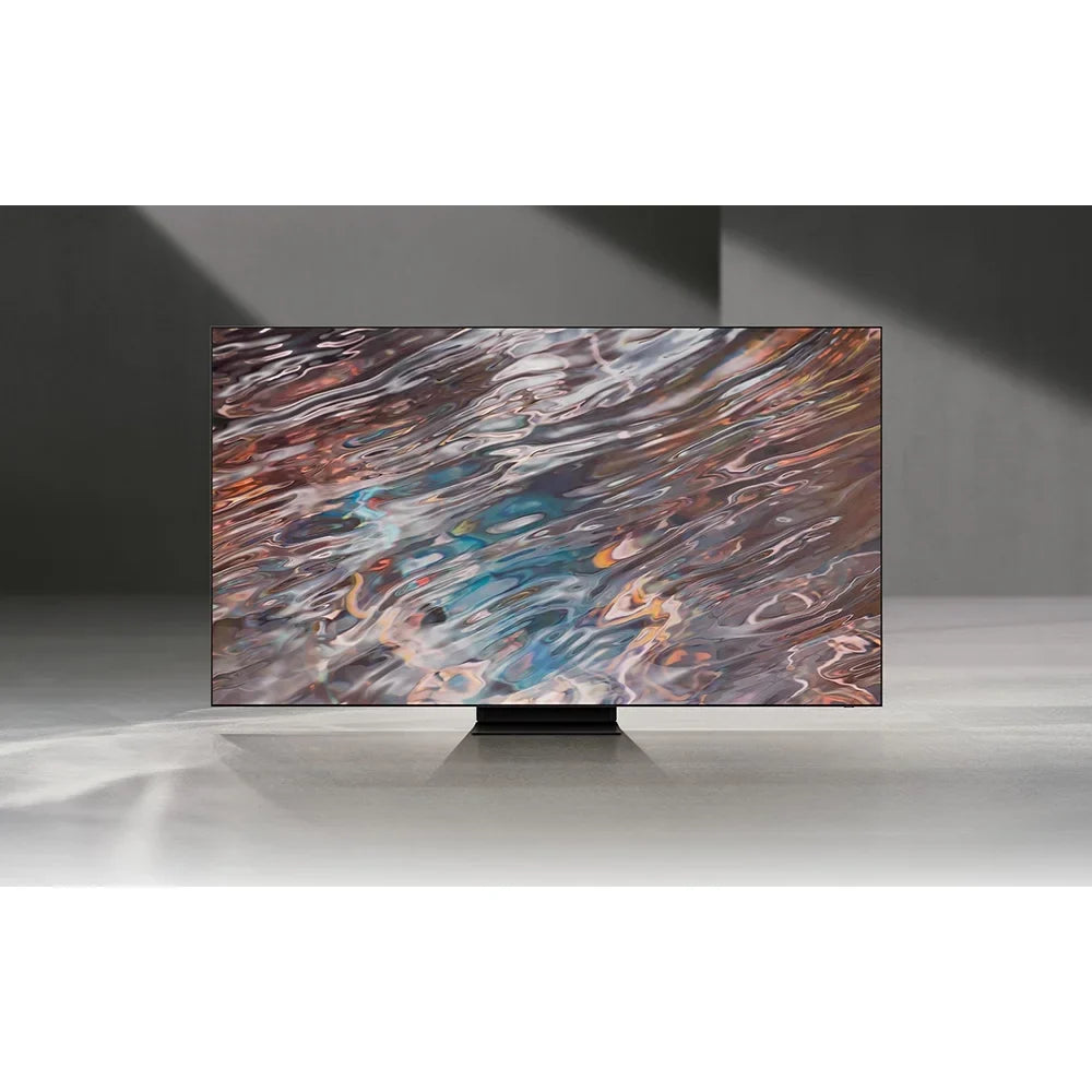 Plan QLED Smart QN85QN800A (2021) (Refurbished) 8K Premium Protection 2 Restored Inch Extended Year TV with Bundle Samsung Neo 85