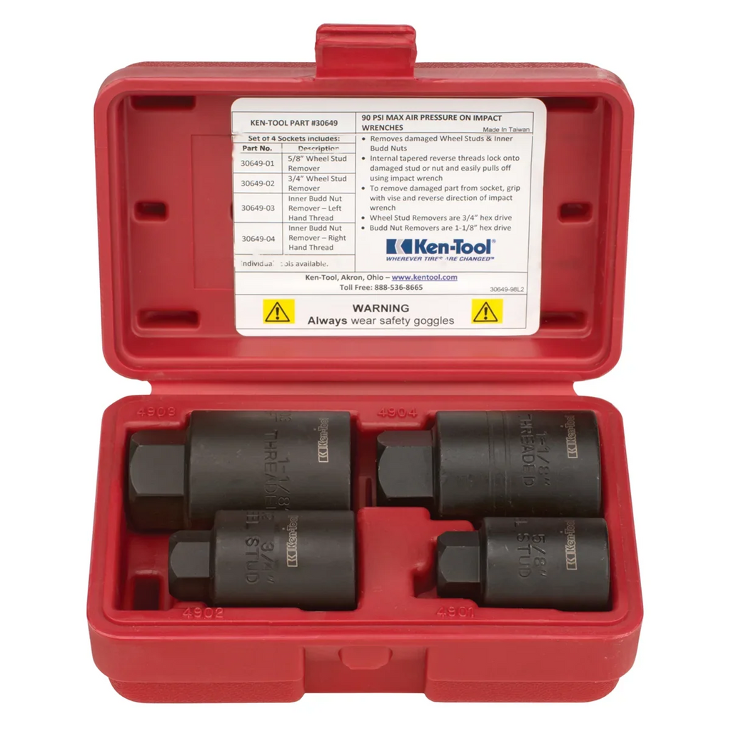 STUD 4-PC SET WHEEL REMOVER H.D.