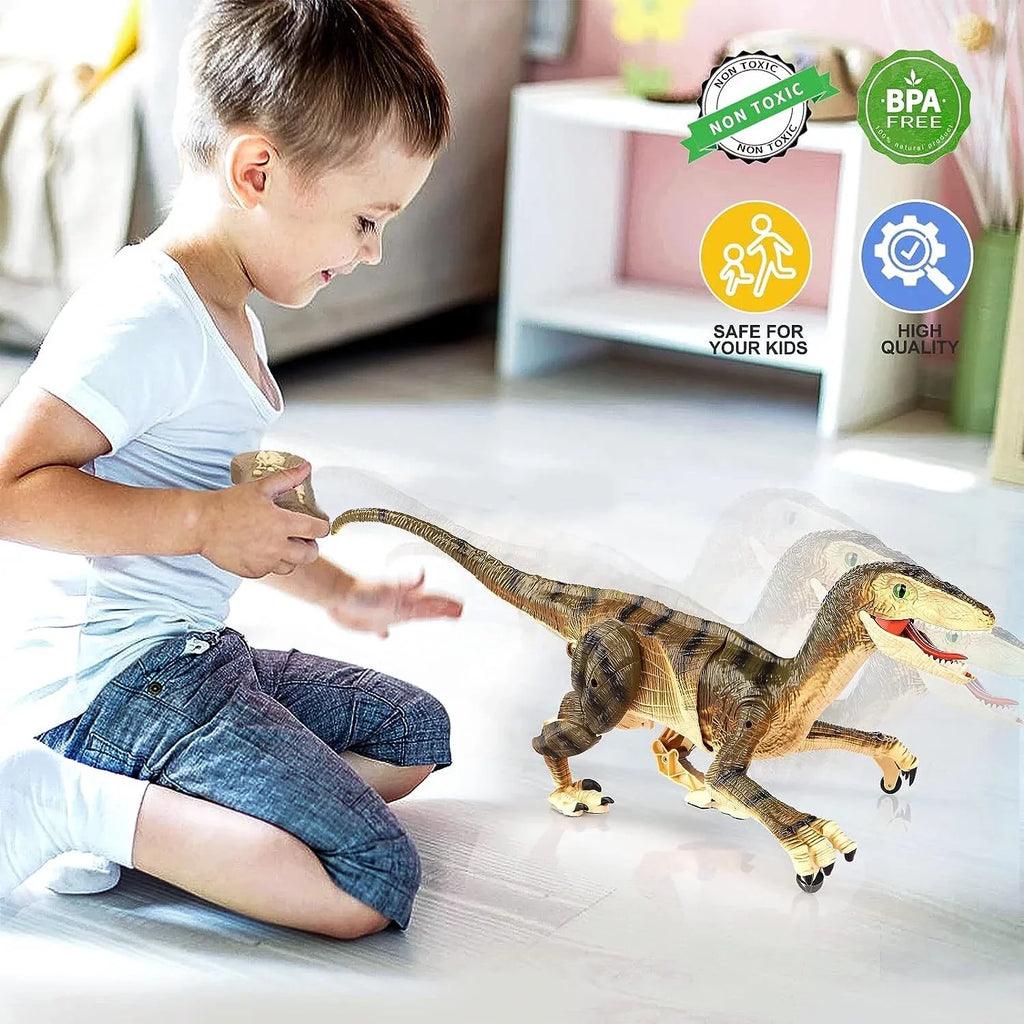 '- Walking and Remote Girls Toys 3-5, Toy with Age Brown Boys Sounds Old Gifts Years Boys Ctrl Dinosaur Dinosaur for T-Rex JBee Lights RC Control 5-7, for Kids 8-12 Robot
