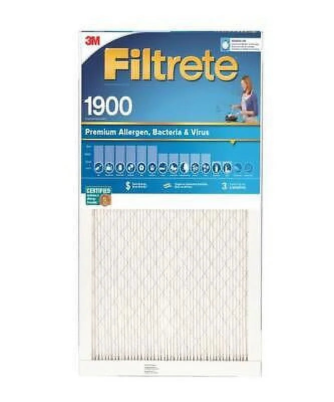 in. W 20 1 in. 3M x (Pack Pleated Filtrete 4) Allergen of 14 Filter x in. Air D H