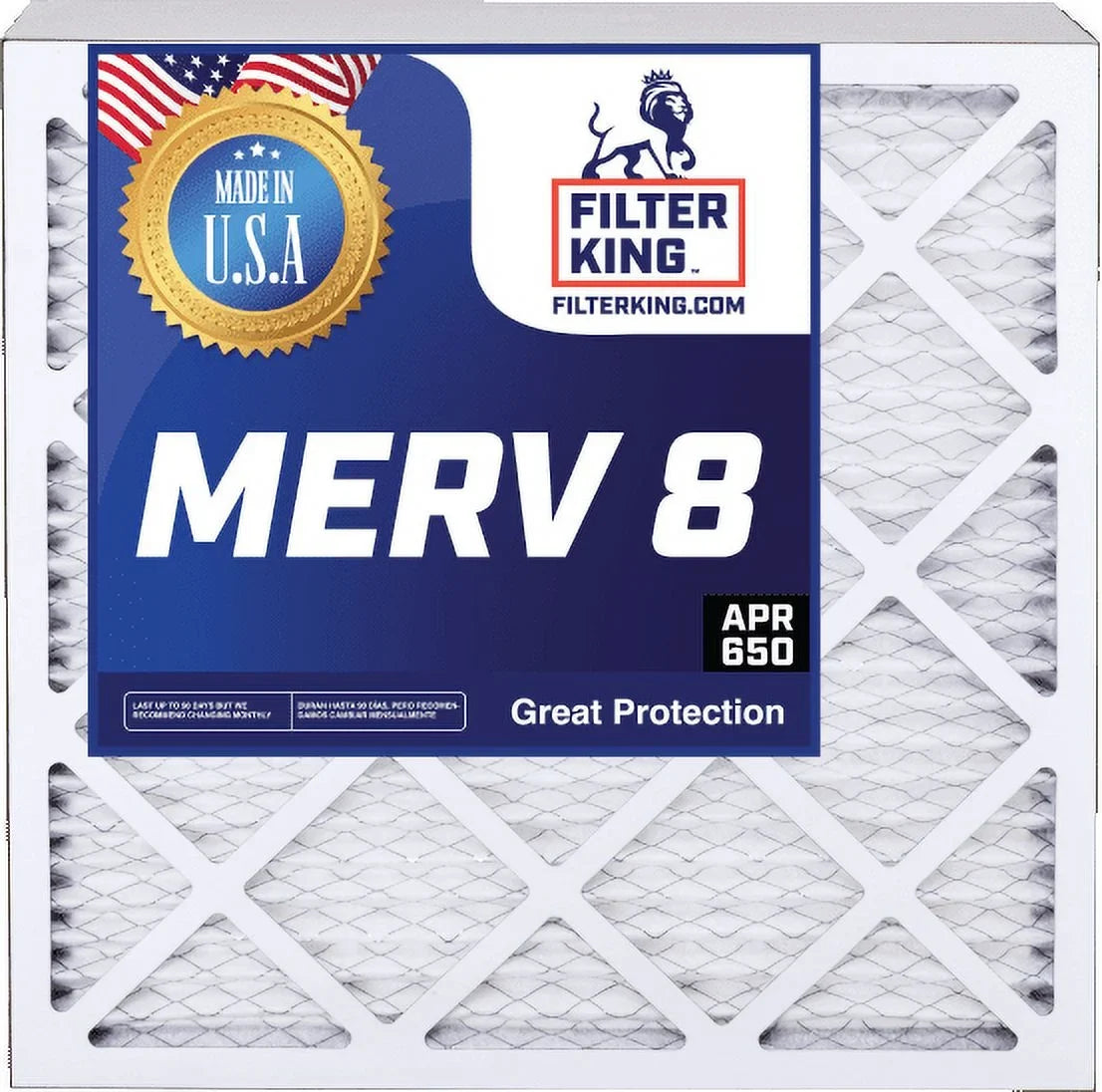 Air Filter | | Size: Furnace Filters 20x20x4 HVAC IN 19.5 3.75" | 19.5 USA 5-PACK Filter Actual Pleated x | 8 A/C MADE MERV King x