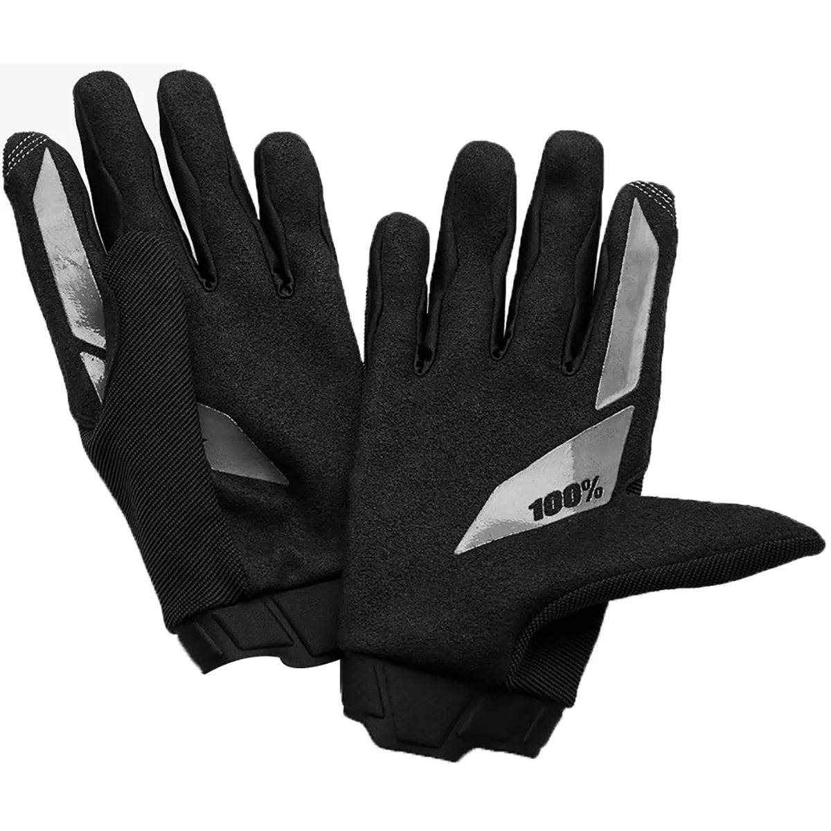 Red Youth 100 Ridecamp Percent Gloves, Medium -